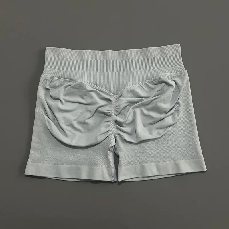 SculptaForHer Sculpt Scrunch Shorts | High Waisted Seamless Gym Shorts