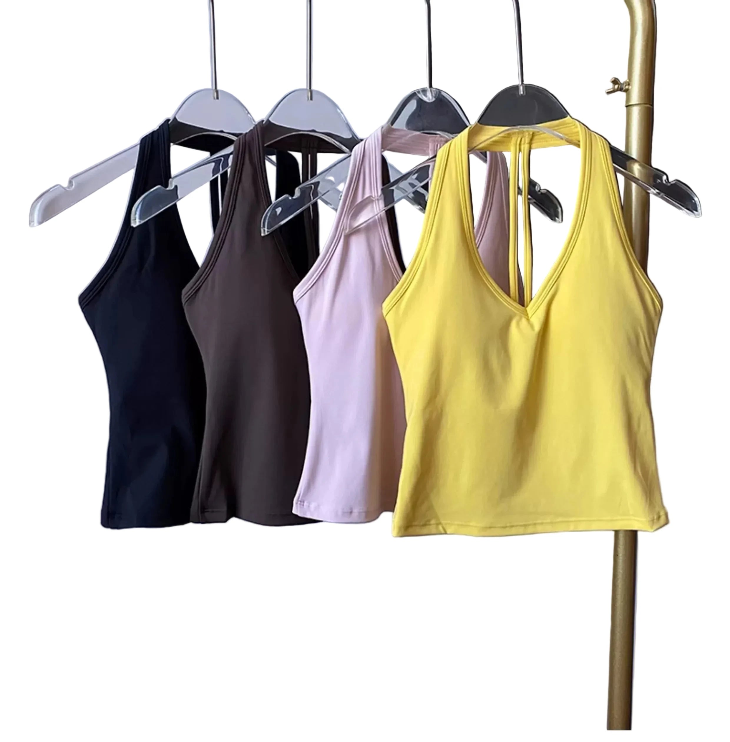 Sculpta™ SculptFit V-Neck Sports Bra | Seamless Low-Impact Gym & Yoga Bra for Women