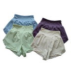 SculptForHer Women’s 2-in-1 Quick-Dry Running Shorts | High-Waisted Gym & Training Shorts