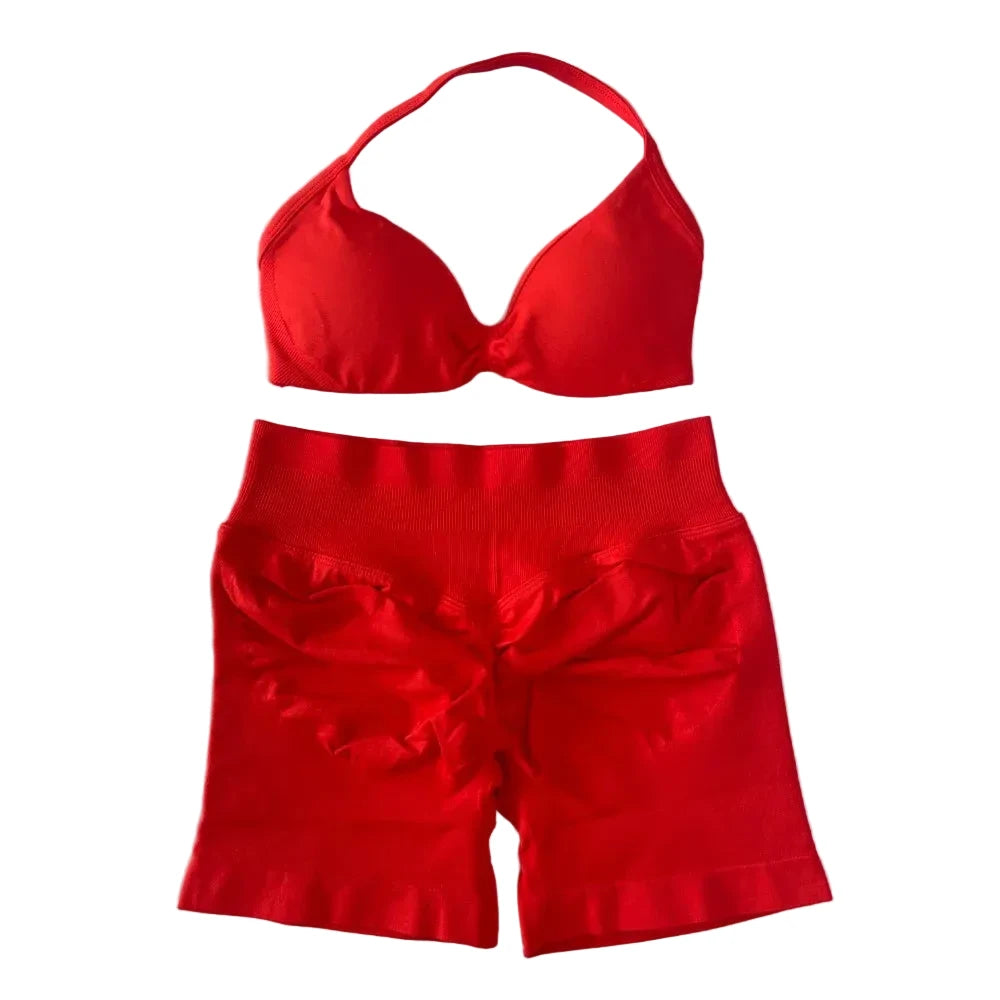 SculptForHer Sculpt Seamless Scrunch Bum Gym Set