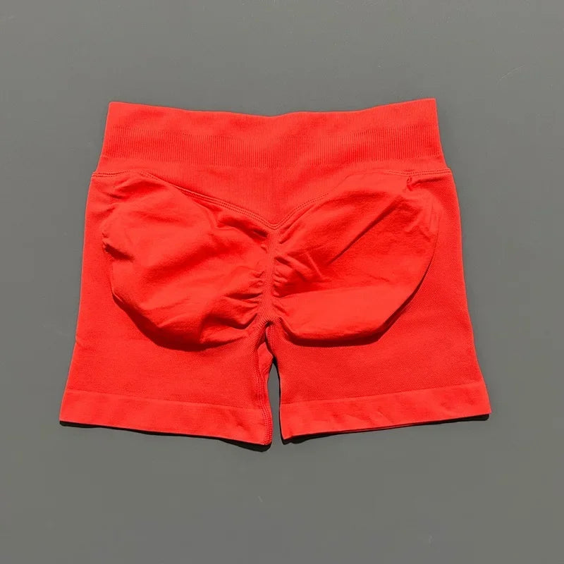 SculptaForHer Sculpt Scrunch Shorts | High Waisted Seamless Gym Shorts