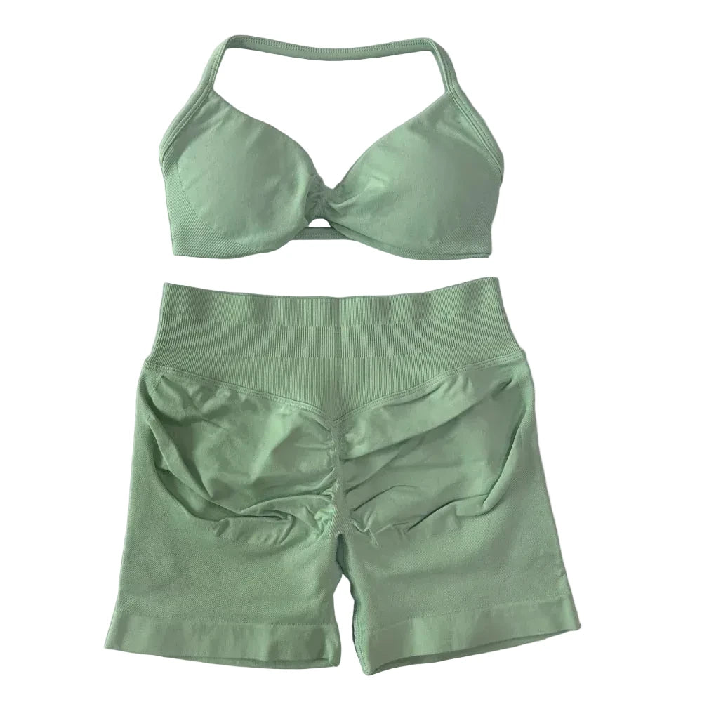 SculptForHer Sculpt Seamless Scrunch Bum Gym Set