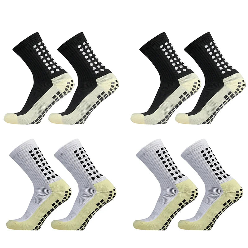 SculptForHer Anti-Slip Grip Football Socks | Non-Slip Sports Socks for Football, Running, Gym, Rugby & Training (1, 2 or 4 Pairs)