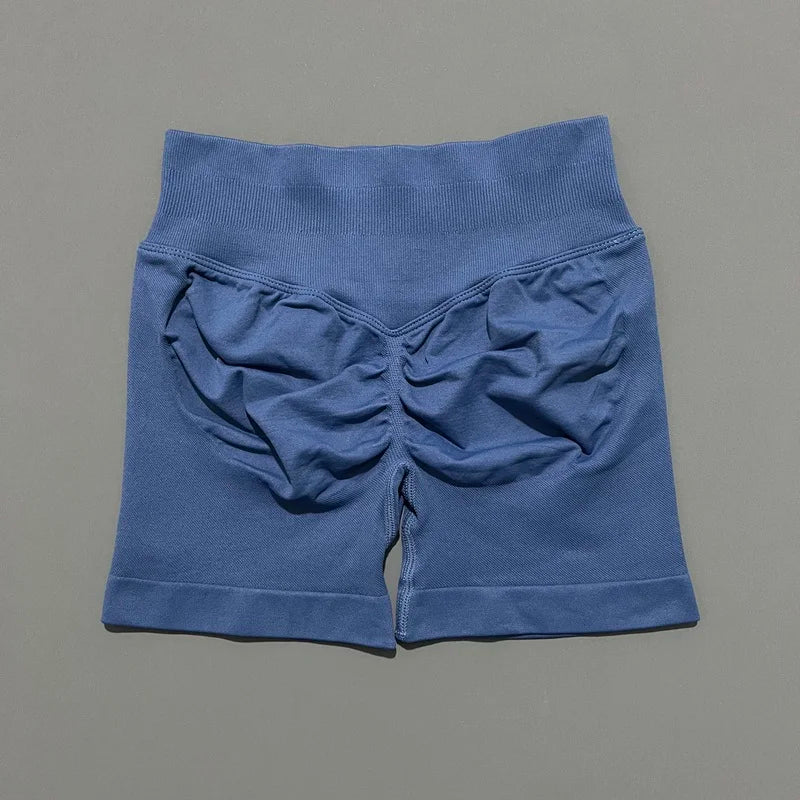 SculptaForHer Sculpt Scrunch Shorts | High Waisted Seamless Gym Shorts