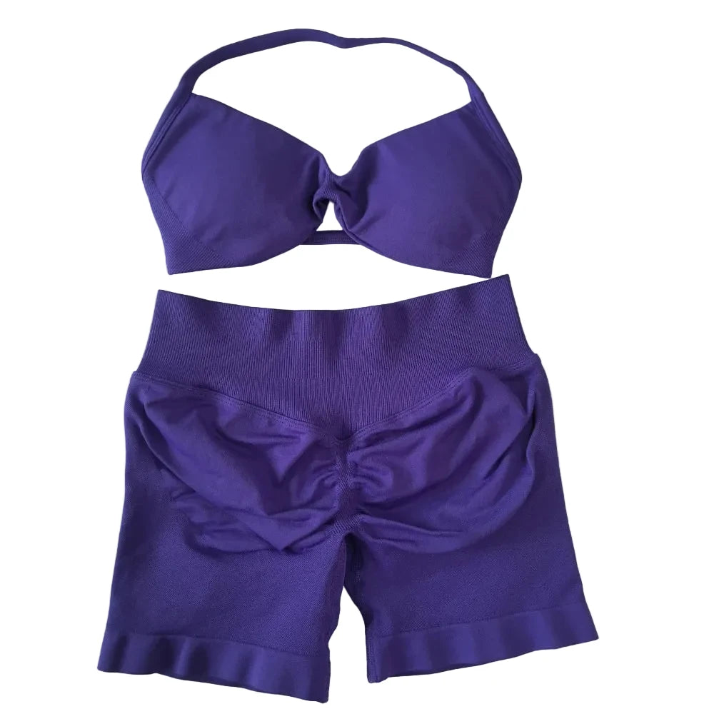 SculptForHer Sculpt Seamless Scrunch Bum Gym Set