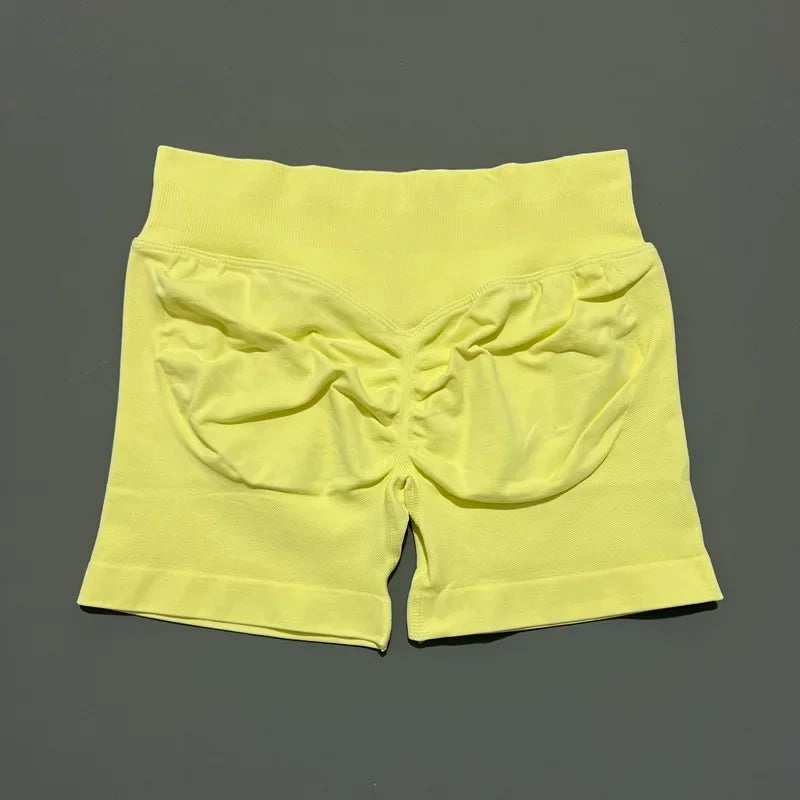 SculptaForHer Sculpt Scrunch Shorts | High Waisted Seamless Gym Shorts