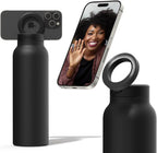 24oz Insulated Water Bottle with Magnetic Phone Mount & Straw