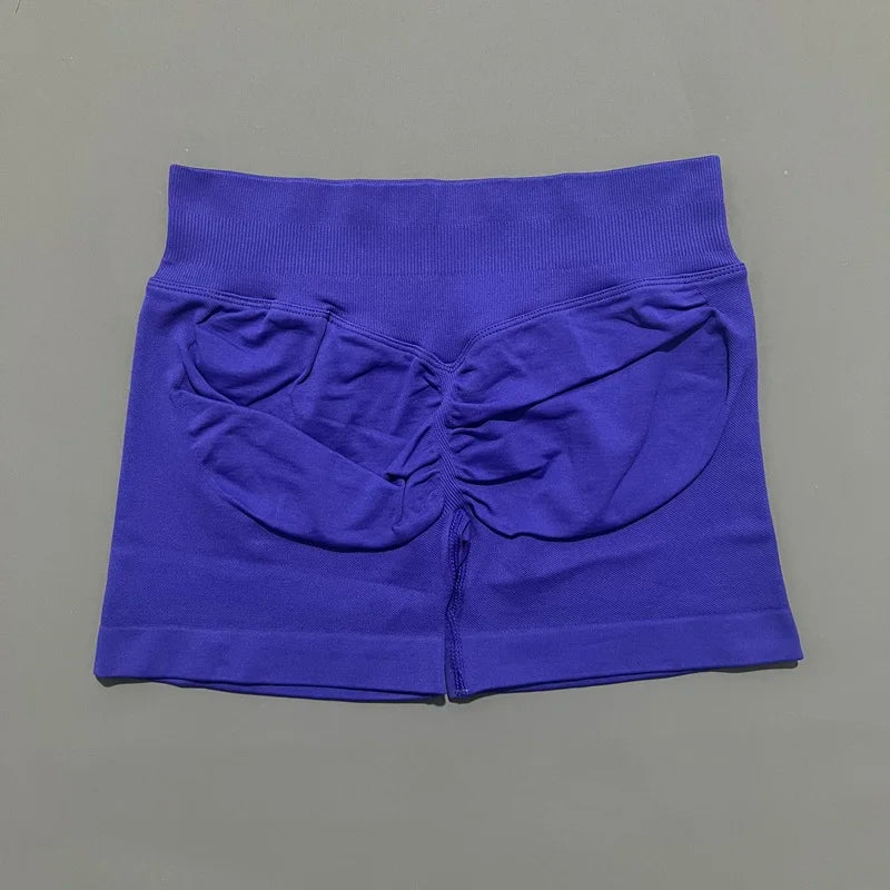 SculptaForHer Sculpt Scrunch Shorts | High Waisted Seamless Gym Shorts