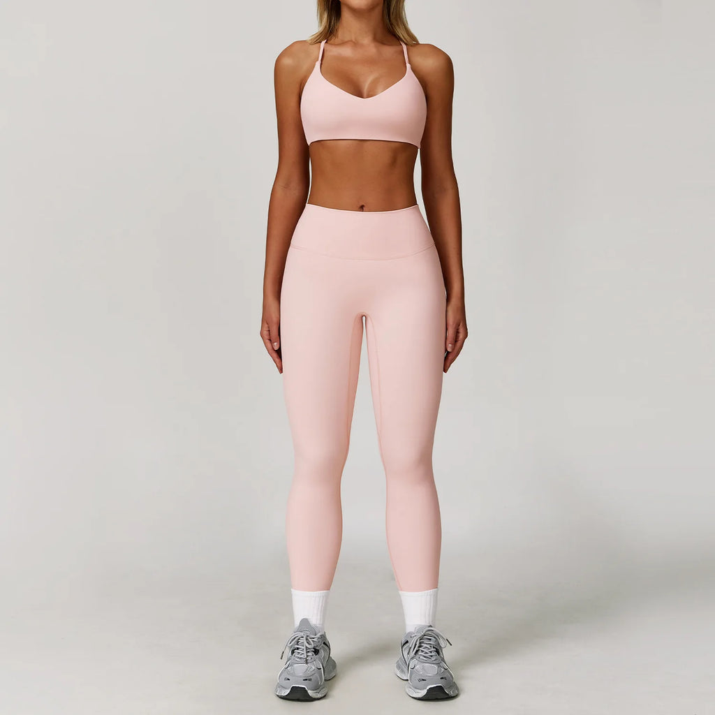 Women’s 2/3 Piece Long Sleeve Gym Set | Sculpting Activewear