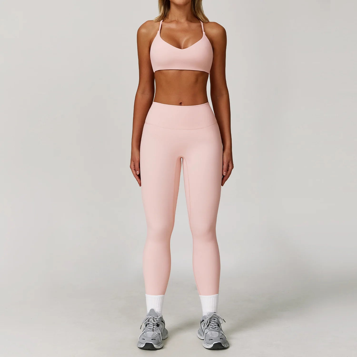 Women’s 2/3 Piece Long Sleeve Gym Set | Sculpting Activewear