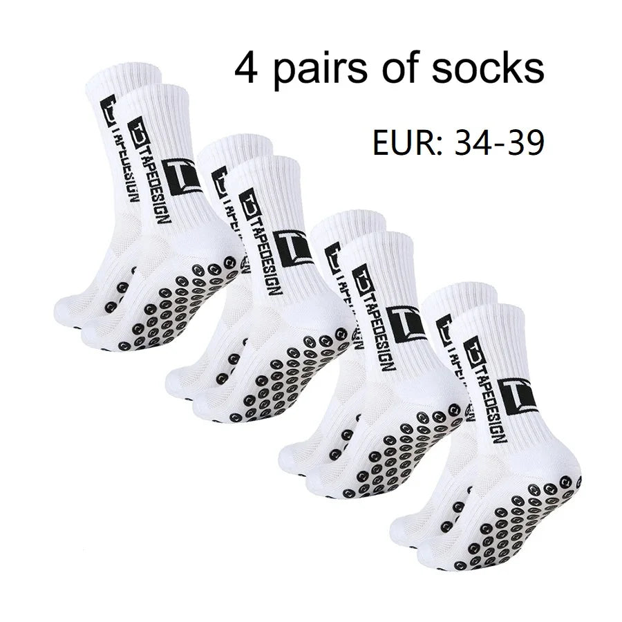 SculptForHer 4 Pair Performance Football Socks | Cushioned Breathable Sports Socks for Football, Running, Gym & Training