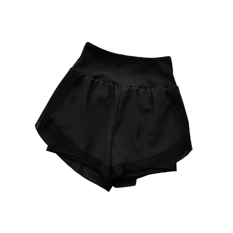 SculptForHer Women’s 2-in-1 Quick-Dry Running Shorts | High-Waisted Gym & Training Shorts