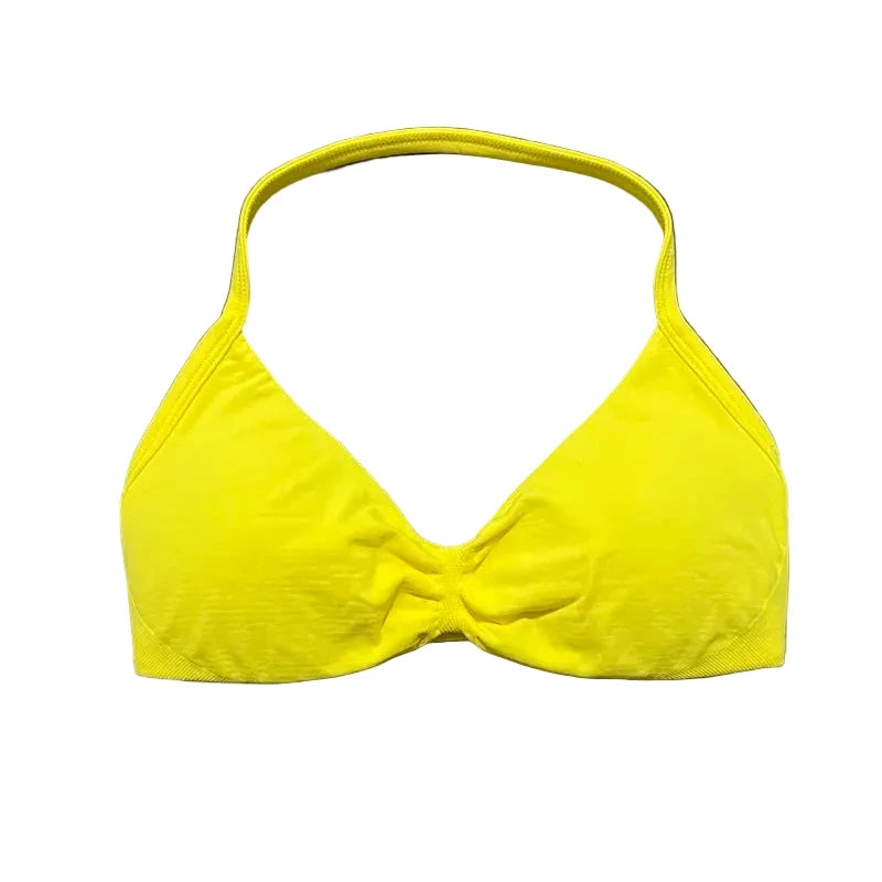 Sculpta™ Backless Strappy Sports Bra | Seamless Medium Support