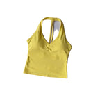 SculptForHer SculptFit V-Neck Sports Bra | Seamless Low-Impact Gym & Yoga Bra for Women