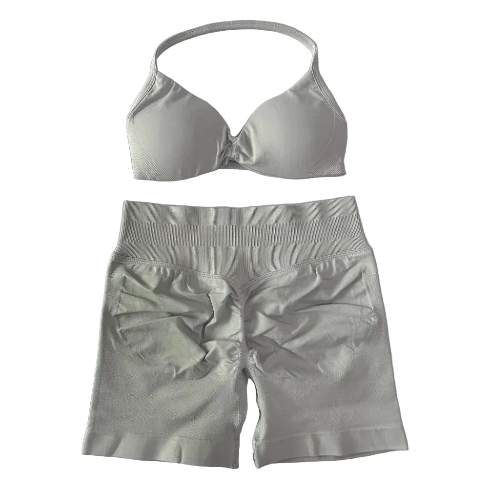 SculptForHer Sculpt Seamless Scrunch Bum Gym Set