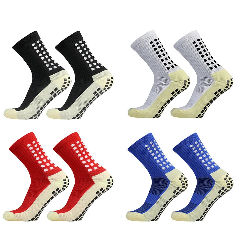 SculptForHer Anti-Slip Grip Football Socks | Non-Slip Sports Socks for Football, Running, Gym, Rugby & Training (1, 2 or 4 Pairs)