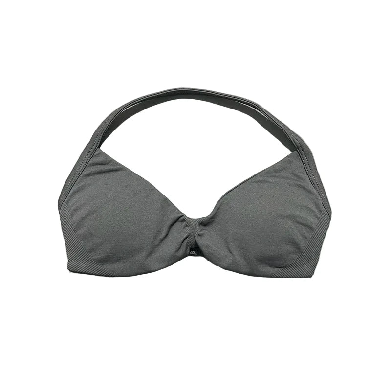 Sculpta™ Backless Strappy Sports Bra | Seamless Medium Support