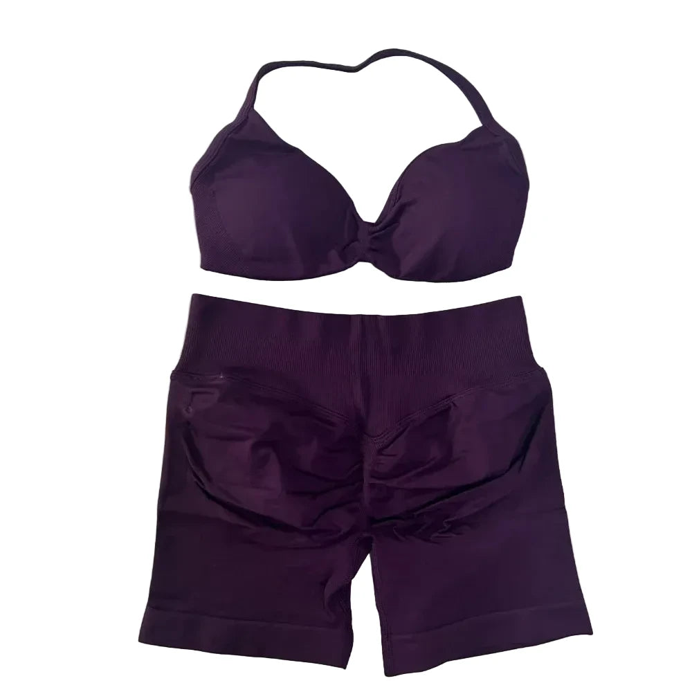 SculptForHer Sculpt Seamless Scrunch Bum Gym Set