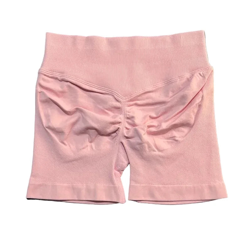 SculptaForHer Sculpt Scrunch Shorts | High Waisted Seamless Gym Shorts