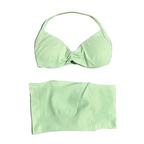 SculptForHer Women’s 2 Piece Scrunch Gym Set | High-Waisted Shorts & Strappy Sports Bra | Seamless Workout Outfit