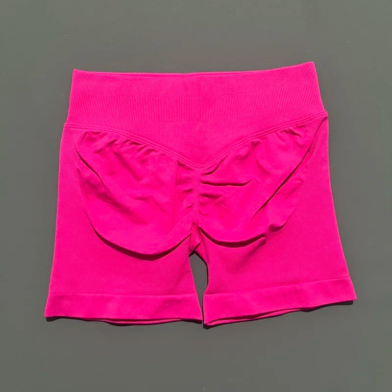 SculptaForHer Sculpt Scrunch Shorts | High Waisted Seamless Gym Shorts