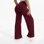 SculptForHer Women’s Straight Leg Gym Trousers – Soft Stretch Pilates, Yoga & Activewear Pants