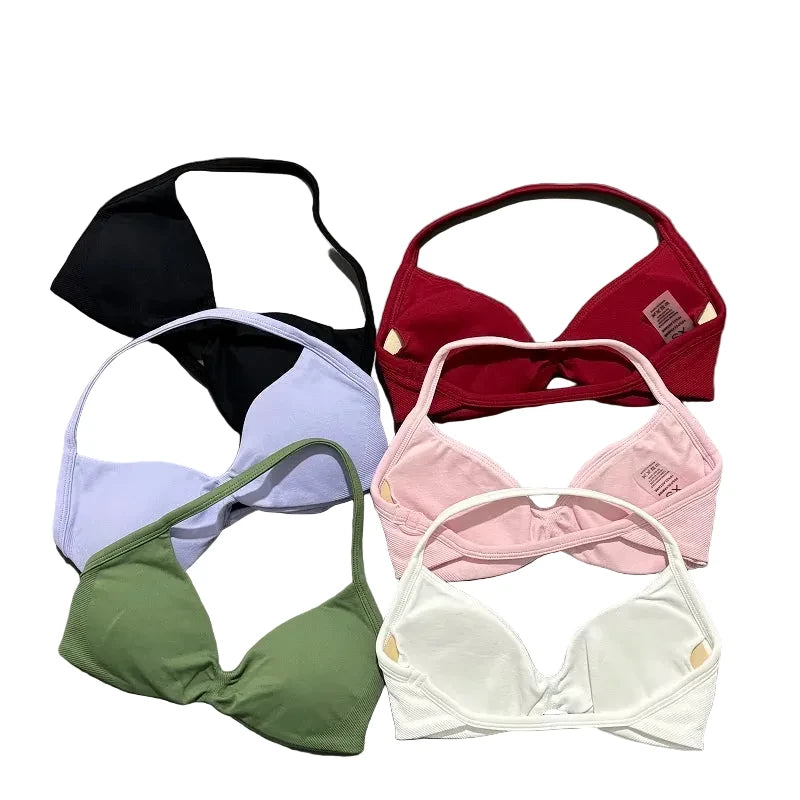 Sculpta™ Backless Strappy Sports Bra | Seamless Medium Support