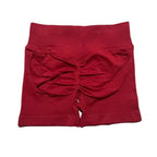 SculptaForHer Sculpt Scrunch Shorts | High Waisted Seamless Gym Shorts