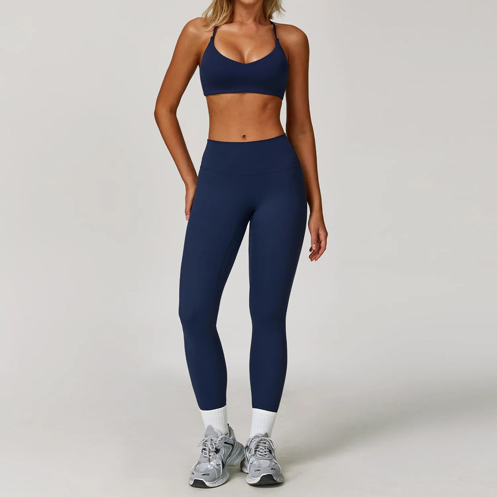 Women’s 2/3 Piece Long Sleeve Gym Set | Sculpting Activewear