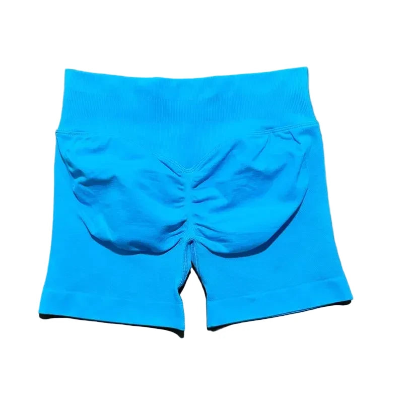 SculptaForHer Sculpt Scrunch Shorts | High Waisted Seamless Gym Shorts