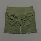 SculptaForHer Sculpt Scrunch Shorts | High Waisted Seamless Gym Shorts