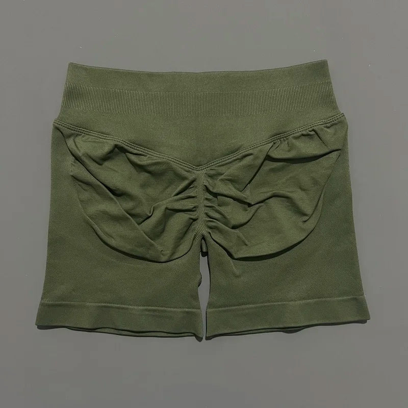 Sculpta™ Sculpt Scrunch Shorts | High Waisted Seamless Gym Shorts