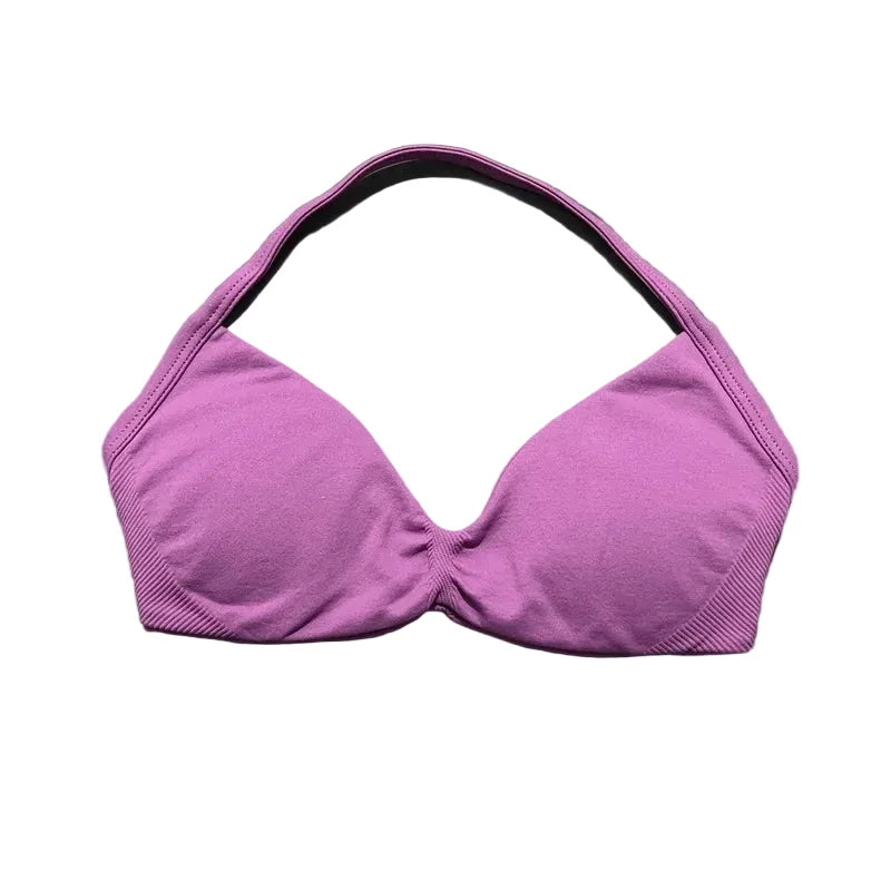 Sculpta™ Backless Strappy Sports Bra | Seamless Medium Support