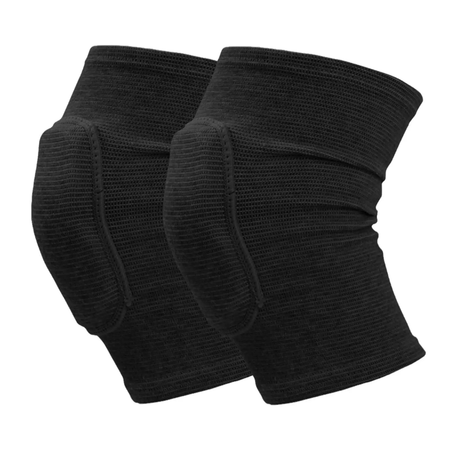 SculptForHer Compression Knee Pads (2 Pack) | Elastic Knee Support Sleeves with Thick EVA Padding for Gym, Volleyball, Running & Fitness