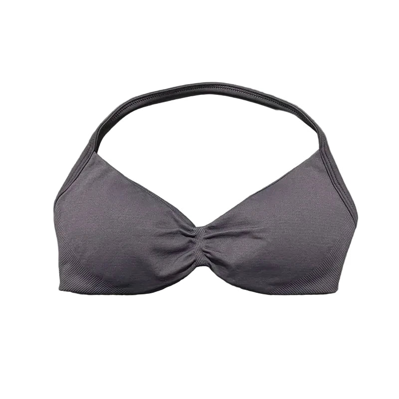 Sculpta™ Backless Strappy Sports Bra | Seamless Medium Support
