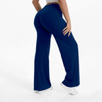 SculptForHer Women’s Straight Leg Gym Trousers – Soft Stretch Pilates, Yoga & Activewear Pants