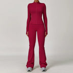 Women’s 2/3 Piece Long Sleeve Gym Set | Sculpting Activewear