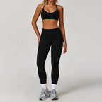 Women’s 2/3 Piece Long Sleeve Gym Set | Sculpting Activewear