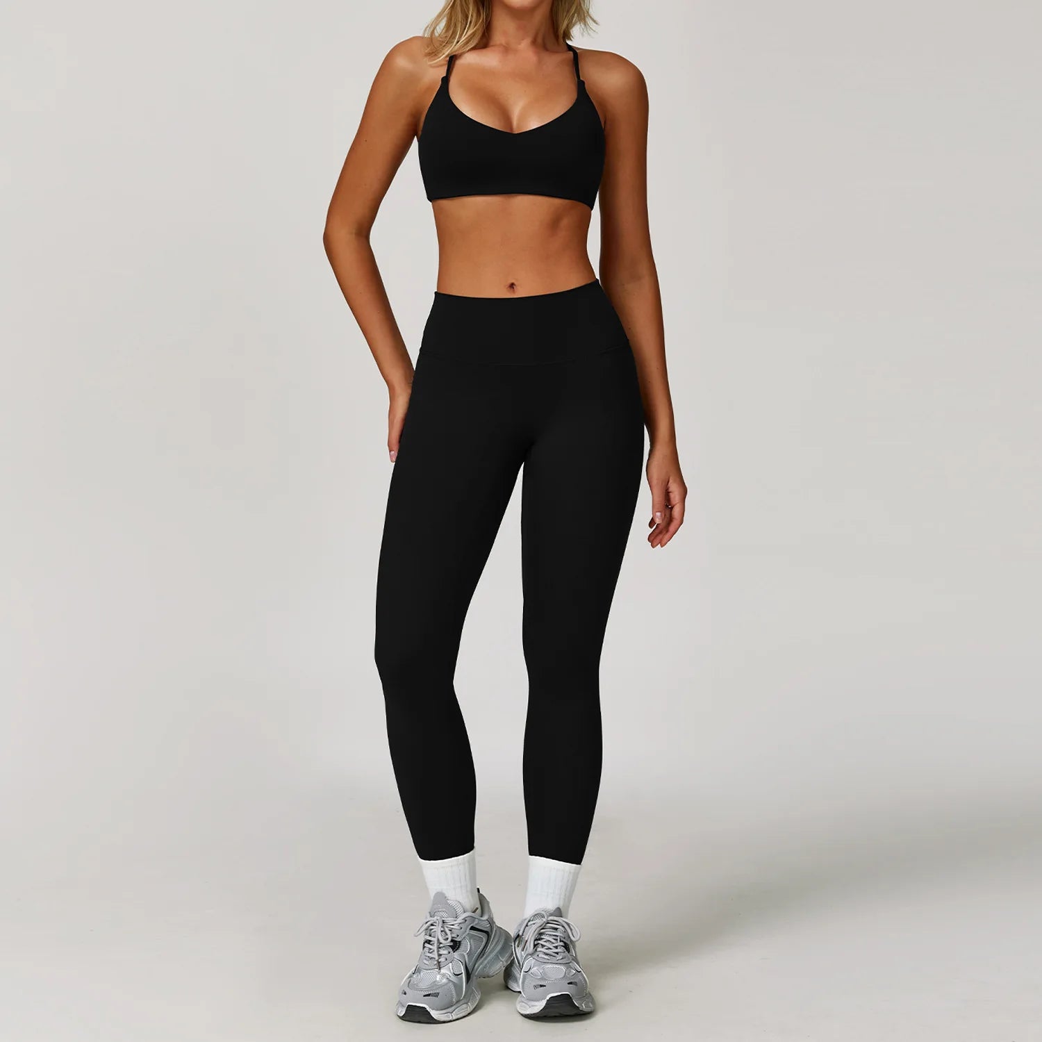 Women’s 2/3 Piece Long Sleeve Gym Set | Sculpting Activewear