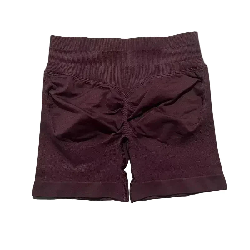SculptaForHer Sculpt Scrunch Shorts | High Waisted Seamless Gym Shorts