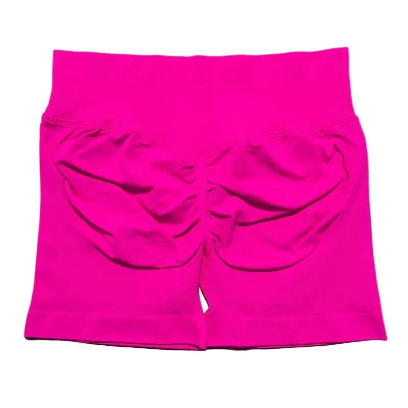 Sculpta™ Seamless Sculpt Scrunch Shorts | High Waist Gym & Running Shorts