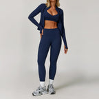 Women’s 2/3 Piece Long Sleeve Gym Set | Sculpting Activewear