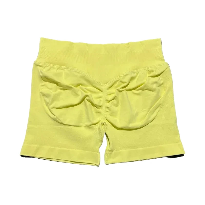 Sculpta™ Seamless Sculpt Scrunch Shorts | High Waist Gym & Running Shorts