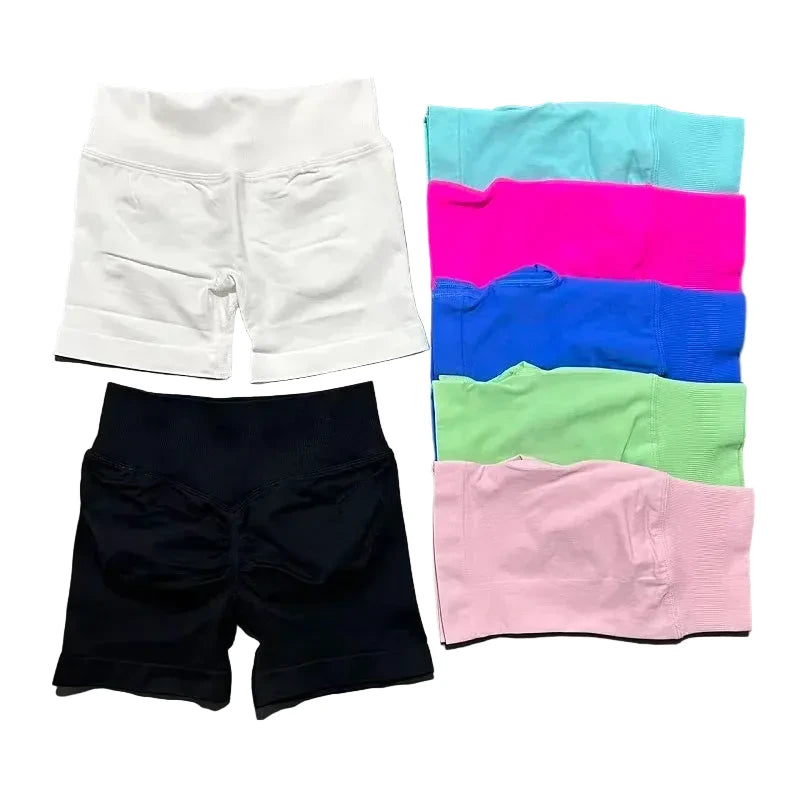 Sculpta™ Sculpt Scrunch Shorts | High Waisted Seamless Gym Shorts