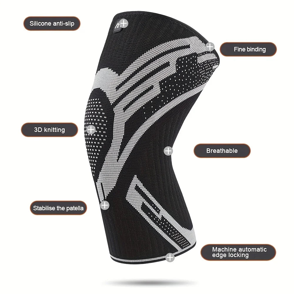 SculptForHer Compression Knee Support Sleeve | Breathable Elastic Knee Brace for Running, Gym & Sports