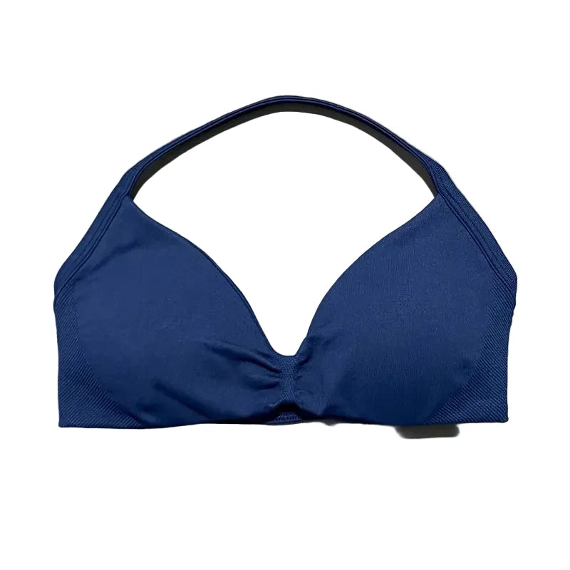 Sculpta™ Backless Strappy Sports Bra | Seamless Medium Support