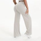 SculptForHer Women’s Straight Leg Gym Trousers – Soft Stretch Pilates, Yoga & Activewear Pants