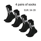 SculptForHer 4 Pair Performance Football Socks | Cushioned Breathable Sports Socks for Football, Running, Gym & Training
