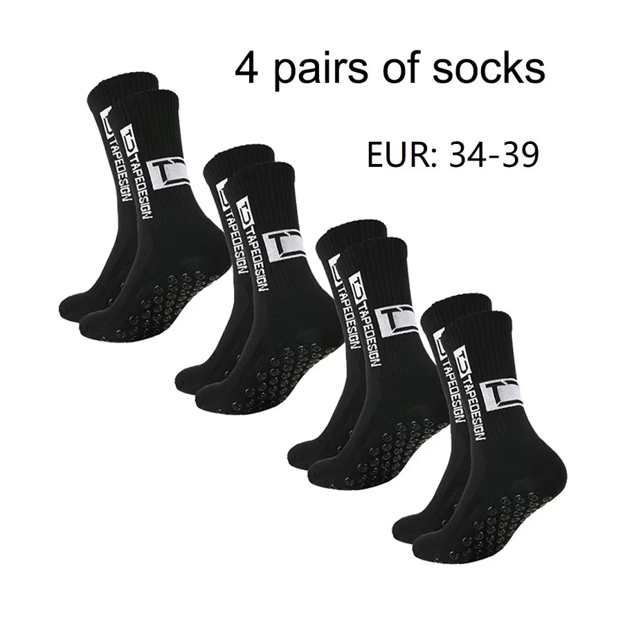 SculptForHer 4 Pair Performance Football Socks | Cushioned Breathable Sports Socks for Football, Running, Gym & Training