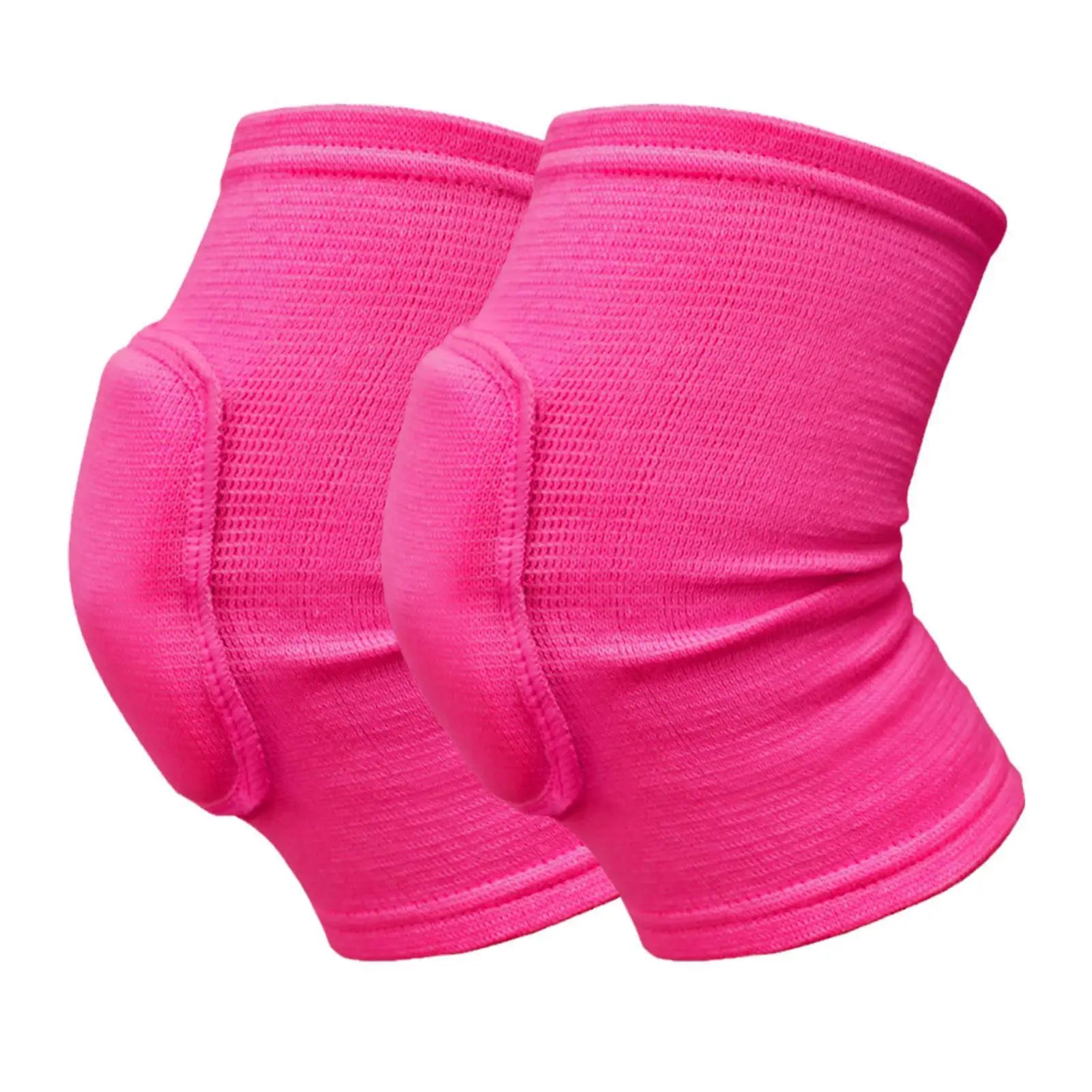 SculptForHer Compression Knee Pads (2 Pack) | Elastic Knee Support Sleeves with Thick EVA Padding for Gym, Volleyball, Running & Fitness